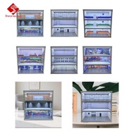 Sharprepublic 1/64 Scale Model Car Display Case, Toy Car Display Case, Garage, Diorama, Micro Landsc