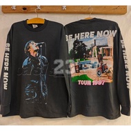 [23] OASIS BE HERE NOW TOUR'97 Bio Washed Long Sleeve vintage shirt TOUR Rock Band