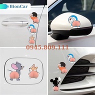 Silicon Sticker Peach Butt Shin...Anti-impact Door, Car Mirror Phone Cover