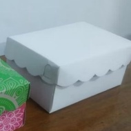 White box cake or rice box R3 15x10.5x7 cm