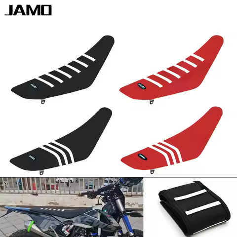 JAMO Motorcycle seat cover thickened non-slip white For KTM SX SXF EXC Husqvarna Yamaha YZF Honda CR