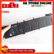 Pin laptop Dell XPS 15 9560 9570 7590 ( 97Wh) Zin