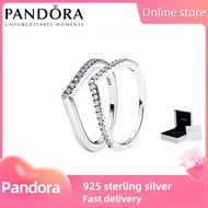 100% Sterling Silver Ring PANDORA Genuine S925 Pound As a Valentine's Day Gift Should Have Love Spar