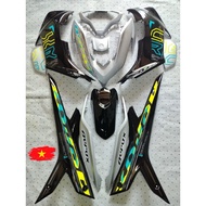 🇻🇳VIETNAM AEROX NVX V2 COVER SET 2024 BLACK-SILVER