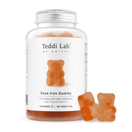 【清仓价】Unichi Teddi Lab Gummy (60 Gummies)  澳洲 Unichi玫瑰富铁小熊软糖  Unichi养发小熊 正品保证 支持防伪查询