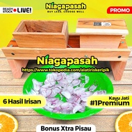( WADAH JUMBO ) ALAT PRODUKSI BAWANG GORENG RUMAHAN SERBAGUNA BISA KERIPIK - 4 IN 1 SLICER