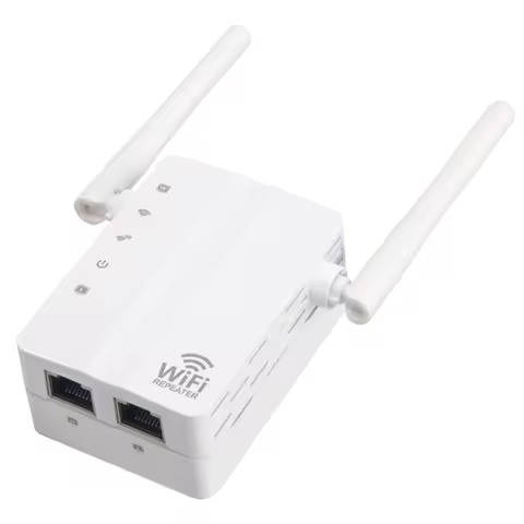 Wireless WiFi Repeater 300M WiFi Signal Amplifier Booster Wlan LAN Port Router