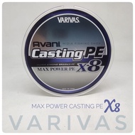 SENAR PANCING | PE VARIVAS Avani Casting PE Max Power X8