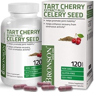▶$1 Shop Coupon◀  Bronson Tart Cherry Extract + Celery Seed Capsules - Powerful Uric Acid Cleanse, J
