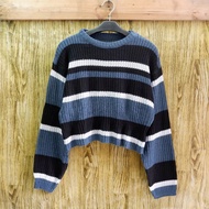 ARAGON Azalea Oversized Knitted Sweater Blouse Top Latest Long Sleeve Korean Style Knitwear Blouse