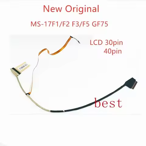 FORNew Original lcd LVDS cable For Msi MS-17F1 MS17F2 MS17F3 MS-17F5 GF75 K1N-3040115-H39 K1N-304020