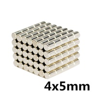 10ชิ้น แม่เหล็กแรงสูง 4x5มิล แม่เหล็ก Magnet Neodymium 4*5มิล แม่เหล็กแรงสูง กลมแบน 4x5mm แรงดูดสูง 