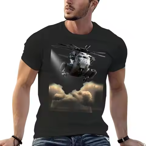 Sikorsky CH-53 Series Helicopter T-Shirt blanks shirts graphic tees korean fashion shirts men