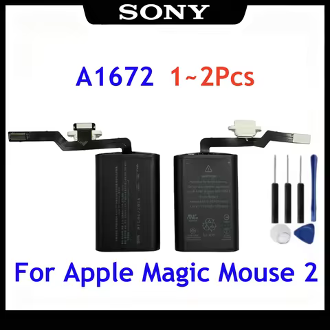 New A1672 A1657 3.61V 1956mAh Battery For Apple Magic Mouse 2 020-00634 020-00633 Wireless Mouse Hig