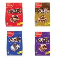 MUZIC WAFER BITES - CHOCOLATE / CHUNKY / HAZELNUT / VANILLA (90GM)