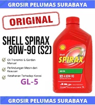 Original Shell Spirax S2 A 80w90 80W-90 GL5 GL-5 botol 1 liter 1liter oli Gear MTF / Transmisi / ga