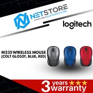 LOGITECH M235 WIRELESS MOUSE (COLT GLOSSY, BLUE, RED)