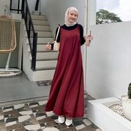 JISOO OVERALL | OUTER DRESS WANITA KOREAN LOOK