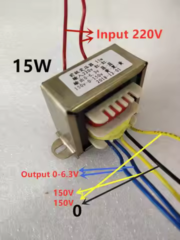 Power supply, transformer, dual 150V, single 6.3V, suitable for 6N3 various types of electronic tube