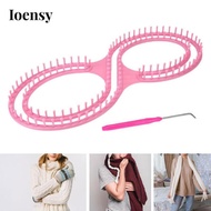 [Ioensy] 8 Shape Knitting Loom Kit DIY Lightweight Compact Crafts Versatile Knitting Board Scarf Loo