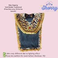 Baju Gagong Dayak Iban Tradisional Untuk Budak Free Size Fit 5-10 tahun