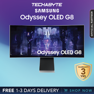 [FREE SAME DAY] Samsung Odyssey OLED G8 | 34" Ultra WQHD |  0.1ms(GTG) | 175Hz | FreeSync Premium | Curved Gaming Monitor (LS34BG850SEXXS)