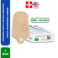 [1 BOX] Convatec Sur-Fit Natura Urostomy Pouch Transparent 45MM(M) 10piece/box (401544)