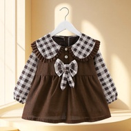JIFANPAUL | Waterproof Anti-dirt Baby Girl Cover Dress  Fall Winter