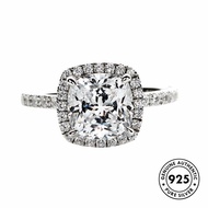 Hipster Ring S925 Silver Fashion Ring S925 Silver Luxury Inlaid Diamond