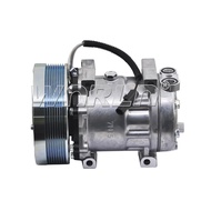 Vehicle Ac Compressor For Caterpillar For Claas SD7H154000 12V Aircooler Compressor Wholesaler 7H15 8PK WXTK310