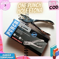 PUNCH 1 HOLE PAPER HOLE PUNCH ETONA 6mm 3mm ONE PUNCH HOLE