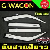 กันสาด คิ้วกันสาด กันสาดประตู คิ้ว สีบรอนซ์ มิตซูบิชิ จีวาก้อน Mitsubishi G WAGON GWAGON 2001 2002 2