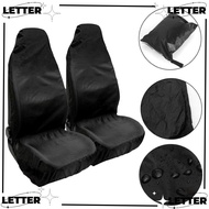 LET Seat Covers Black Universal Waterproof Car Van