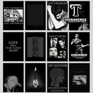 16 PCS Joy Division Aesthetic Wall Decor Black Band Poster