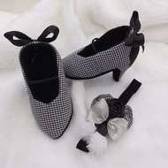 1 set (shoes + headband) baby shoes mittens and booties set