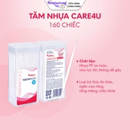 Care4u oral cleaning plastic toothpick box 160 pieces