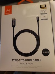 地上最強 Mcdodo Type-C to HDMI Cable