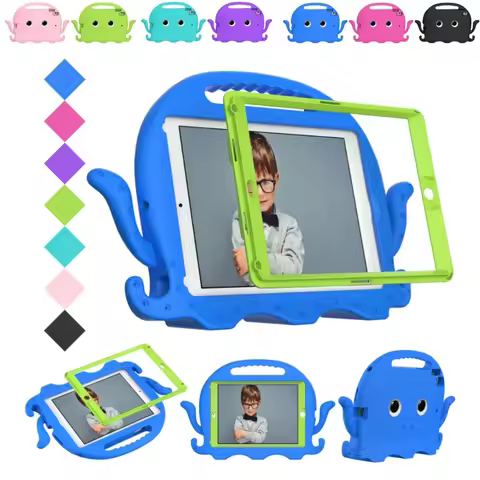 Octopuses EVA Kids Case for iPad Pro 11 Air 11 2024 Tablet Cover for Pro 11 4th 3th 2th 1th 10.2 9th