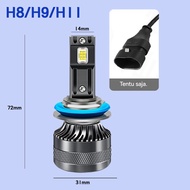 2pcs 110W 28000LM H4 Lampu LED Mobil H1 H3 H7 H11 H11 9005 HB3 9006 HB3 9012 HIR2 H8 H9 H16 LED auto