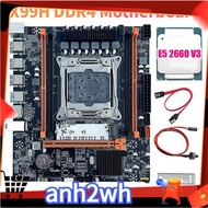 X99H Motherboard+E5 2660 V3 CPU B85 LGA2011-3 4X DDR4 REG ECC RAM Slots M.2 PCIE SATA3.0 X99 Desktop