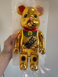 Bearbrick 招福金招財貓 400%