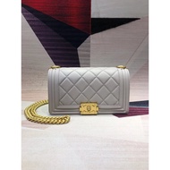 A67086 Face Mask Pouch - Calfskin with Grid Design | Dimensions: 14.5x25x8cm