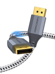 CableCreation 8K DisplayPort Cable [6 FT/1.8M], DP to DP Cable 1.4,Support 8K@60Hz, 4K@144Hz, 2K@165