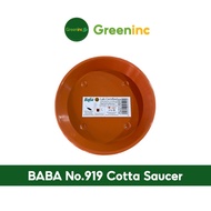 BABA No.919 Cotta Plastic Saucer (D: 13.5cm x H: 2.2cm) - Ready Stock from SG