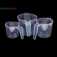 [linshgjkuS] Plastic clear measuring cup mesure dish 250/500/1000ml  scale plastic [NEW]