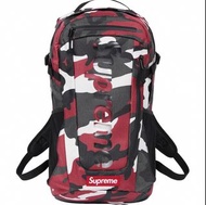 美國Supreme紅色迷彩（Red Camo）減重背包