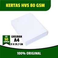 HVS Paper 80 gsm A4 50 Sheets A4 Paper 80gsm