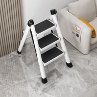 S-66/ Ladder Household Collapsible Climbing Ladder Small Lightweight Three-Step Ladder Stool Aluminium Alloy Herringbone