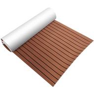 Foam Teak Decking EVA Foam Marine Flooring Faux Boat Decking Sheet Accessories Marine Brown Black 45
