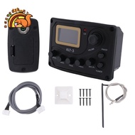 4 Band EQ Equalizer -3 Acoustic Guitar  EQ Preamp with Digital Tuner Guitar Pickup